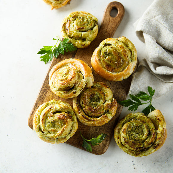 Chicken Satay Pinwheels